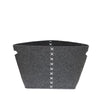 Jessar - Felt Storage Basket, 33.5 x 25 x 28cm, Dark Gray - - Mounts For Less