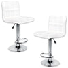 Jessar - Fixer Collection Adjustable Height Swivel Stool, Set of 2, White - 76-6-01513x2 - Mounts For Less