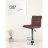 Jessar - Fixer Collection Adjustable Height Swivel Stools, Set of 2, Brown - - Mounts For Less