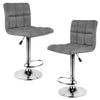 Jessar - Fixer Collection Adjustable Height Swivel Stools, Set of 2, Grey - 76-6-01529x2 - Mounts For Less