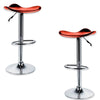 Jessar - Flex Collection Adjustable Height Swivel Stool, Set of 2, Red - 76-6-01509x2 - Mounts For Less
