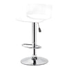 Jessar - Glamor Collection Adjustable Height Swivel Stool, Set of 2, White - 76-6-01510x2 - Mounts For Less
