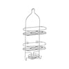 Jessar - Hanging Shower Accessory Holder, Silver - - Mounts For Less