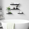 Jessar - Individual Wall Floating Shelf, 15.75" x 9.25" x 1.5", Black - - Mounts For Less