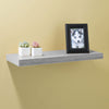 Jessar - Individual Wall Floating Shelf, 31.5" x 9.25" x 1.5", Grey - - Mounts For Less