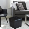Jessar - Ottoman / Storage Footrest, Cubic, From the Austin Collection, Black - 76-6-01516 - Mounts For Less