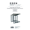 Jessar - Set of 3 Side Tables, From the Eden Collection, Grey Wood Grain - 76-6-01597 - Mounts For Less