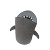 Jessar - Shark Felt Laundry Basket, 38.5 x 64 cm, Dark Gray - 76-6-00053 - Mounts For Less
