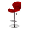 Jessar - Upper Collection Adjustable Swivel Stool, Set of 2, Red - 76-6-01506x2 - Mounts For Less