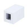 Keystone surface box white 1 bay - Slim version - - Mounts For Less
