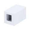 Keystone surface box white 1 bay - Slim version - 98-ZKSM45-1P - Mounts For Less