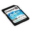 Kingston - Canvas Go Plus SD Memory Card, 64GB Capacity, Class 10, UHS-I, U3, V30 - 78-135246 - Mounts For Less