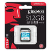 Kingston Canvas Go SDXC Card Class 10 USH-1 100R/80W 512 GB - 78-122143 - Mounts For Less