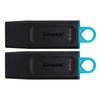 Kingston - Exodia DataTraveler USB Flash Drive, USB 3.2 GEN 1, 64GB Capacity, Pack of 2 - 78-138721 - Mounts For Less