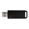 Kingston Technology DT20/64GBCR DataTraveler20 USB 2.0 Flash Drive, 64GB, Black - 78-134311 - Mounts For Less