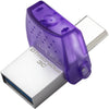 Kingston Technology - DataTraveler MicroDuo 3C Dual Interface USB-C and USB-A USB Flash Drive, USB 3.2 GEN 1, 128GB Capacity - 78-139873 - Mounts For Less