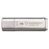 Kingston Technology - IronKey Locker+ 50 Encrypted USB Flash Drive, USB 3.2 GEN 1, 16GB Capacity, Automatic Cloud Backup - 78-139989 - Mounts For Less