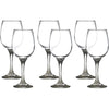 LAV - Set of 6 Stemmed Wine Glasses, 300mL Capacity, Dishwasher Safe - 65-267474 - Mounts For Less