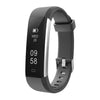 LetsCom - Health and Fitness Tracker/ Smart Watch, Bluetooth 5.0, Gray - 67-CEID115-BKGRY - Mounts For Less
