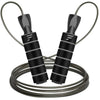 LetsFit - Jump Rope with Foam Handles, Adjustable Length, Black - 67-CELF-JR01-01 - Mounts For Less