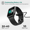 LetsFit - Smart Watch, 1.3 '' Touchscreen with Heart Rate Monitor, Black - 67-CEID205L-BK - Mounts For Less