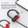 LetsFit - Wireless In-Ear Headphones, Bluetooth 5.0, Water Resistant, Black and Red - 67-CELF-U8L-01 - Mounts For Less