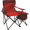 Life Style Nature - Folding Chair with Integrated Cooler, 52x52x87cm, Red - 65-350221 - Mounts For Less