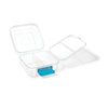 LocknLock - Set of 2 EasyLunch Lunch Box Containers, 1.2 Liter Capacity, Blue - 65-370419x2 - Mounts For Less