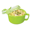 LocknLock - Set of 2 EasyLunch Meal Containers, 1.1 Liter Capacity, Green - 65-370418x2 - Mounts For Less