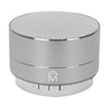 M Urban - Portable Speaker, Bluetooth 4.1, Aluminum with LED Lights and Hands-Free Calling, Silver - 67-PM72935 - Mounts For Less