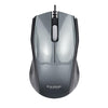 Marvo Office - Wired Optical Mouse with 3 Buttons, DPI: 1200, Gray - 95-DMS001BK - Mounts For Less