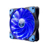 Marvo Pro - Case Cooling PC Fan, 120mm, 9 Blades & 15 LEDs, Blue - 95-FN10BL - Mounts For Less