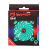 Marvo Pro - Case Cooling PC Fan, 120mm, 9 Blades & 15 LEDs, Green - 95-FN10GN - Mounts For Less