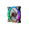 Marvo Pro - Case Cooling PC Fan, 120mm, 9 Blades & 15 RGB LEDs, Black - 95-FN14 - Mounts For Less