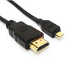 Micro-HDMI (Type D) to HDMI (Type A) 10ft cable Gold Plated v1.4 - 11-0003 - Mounts For Less