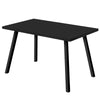 Monarch Specialties I 1139 Dining Table, 60" Rectangular, Kitchen, Dining Room, Metal, Laminate, Black, Contemporary, Modern - 83-1139 - Mounts For Less