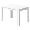 Monarch Specialties I 1162 Dining Table, 48" Rectangular, Small, Kitchen, Dining Room, Laminate, White, Contemporary, Modern - 83-1162 - Mounts For Less