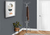 Monarch Specialties I 2032 Coat Rack, Hall Tree, Free Standing, 12 Hooks, Entryway, 70"h, Umbrella Holder, Bedroom, Metal, Grey, Contemporary, Modern - - Mounts For Less