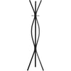 Monarch Specialties I 2051 Coat Rack, Hall Tree, Free Standing, 3 Hooks, Entryway, 72"h, Bedroom, Metal, Black, Contemporary, Modern - 83-2051 - Mounts For Less