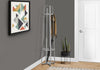 Monarch Specialties I 2054 Coat Rack, Hall Tree, Free Standing, 12 Hooks, Entryway, 72"h, Umbrella Holder, Bedroom, Metal, Grey, Contemporary, Modern - 83-2054 - Mounts For Less