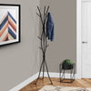 Monarch Specialties I 2062 Coat Rack, Hall Tree, Free Standing, 11 Hooks, Entryway, 74"h, Bedroom, Metal, Black, Contemporary, Modern - - Mounts For Less