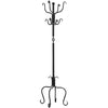 Monarch Specialties I 2065 Coat Rack, Hall Tree, Free Standing, 8 Hooks, Entryway, 74"h, Bedroom, Metal, Black, Transitional - 83-2065 - Mounts For Less