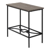 Monarch Specialties I 2075 Accent Table, Side, End, Narrow, Small, 2 Tier, Living Room, Bedroom, Metal, Laminate, Brown, Black, Contemporary, Modern - 83-2075 - Mounts For Less