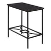 Monarch Specialties I 2076 Accent Table, Side, End, Narrow, Small, 2 Tier, Living Room, Bedroom, Metal, Laminate, Brown, Black, Contemporary, Modern - 83-2076 - Mounts For Less