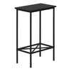 Monarch Specialties I 2078 Accent Table, Side, End, Narrow, Small, 2 Tier, Living Room, Bedroom, Metal, Laminate, Black, Contemporary, Modern - 83-2078 - Mounts For Less