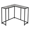 Monarch Specialties I 2156 Accent Table, Console, Entryway, Narrow, Corner, Living Room, Bedroom, Metal, Laminate, Grey, Black, Contemporary, Modern - 83-2156 - Mounts For Less