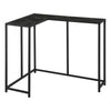 Monarch Specialties I 2158 Accent Table, Console, Entryway, Narrow, Corner, Living Room, Bedroom, Metal, Laminate, Black Marble Look, Contemporary, Modern - 83-2158 - Mounts For Less