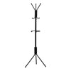 Monarch Specialties I 2162 Coat Rack, Hall Tree, Free Standing, Hanging Bar, 6 Hooks, Entryway, 68"h, Bedroom, Metal, Black, Contemporary, Modern - 83-2162 - Mounts For Less