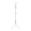 Monarch Specialties I 2164 Coat Rack, Hall Tree, Free Standing, Hanging Bar, 6 Hooks, Entryway, 68"h, Bedroom, Metal, White, Contemporary, Modern - 83-2164 - Mounts For Less