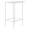 Monarch Specialties I 2376 Home Bar, Bar Table, Bar Height, Pub, 36" Rectangular, Small, Kitchen, Metal, Laminate, White, Contemporary, Modern - 83-2376 - Mounts For Less